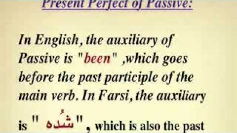 Farsi Lessons - Lesson 30