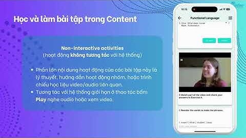 Hướng dẫn sử dụng App Language Hub: Preparation - Content - Practice
