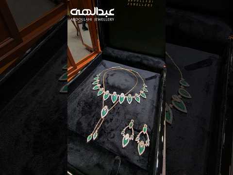 سرویس جواهر مالاکیت موجود در شعب اقدسیه و ارگ تجاری تجریش جواهری عبدالهی جواهرات جواهری عبدالهی
