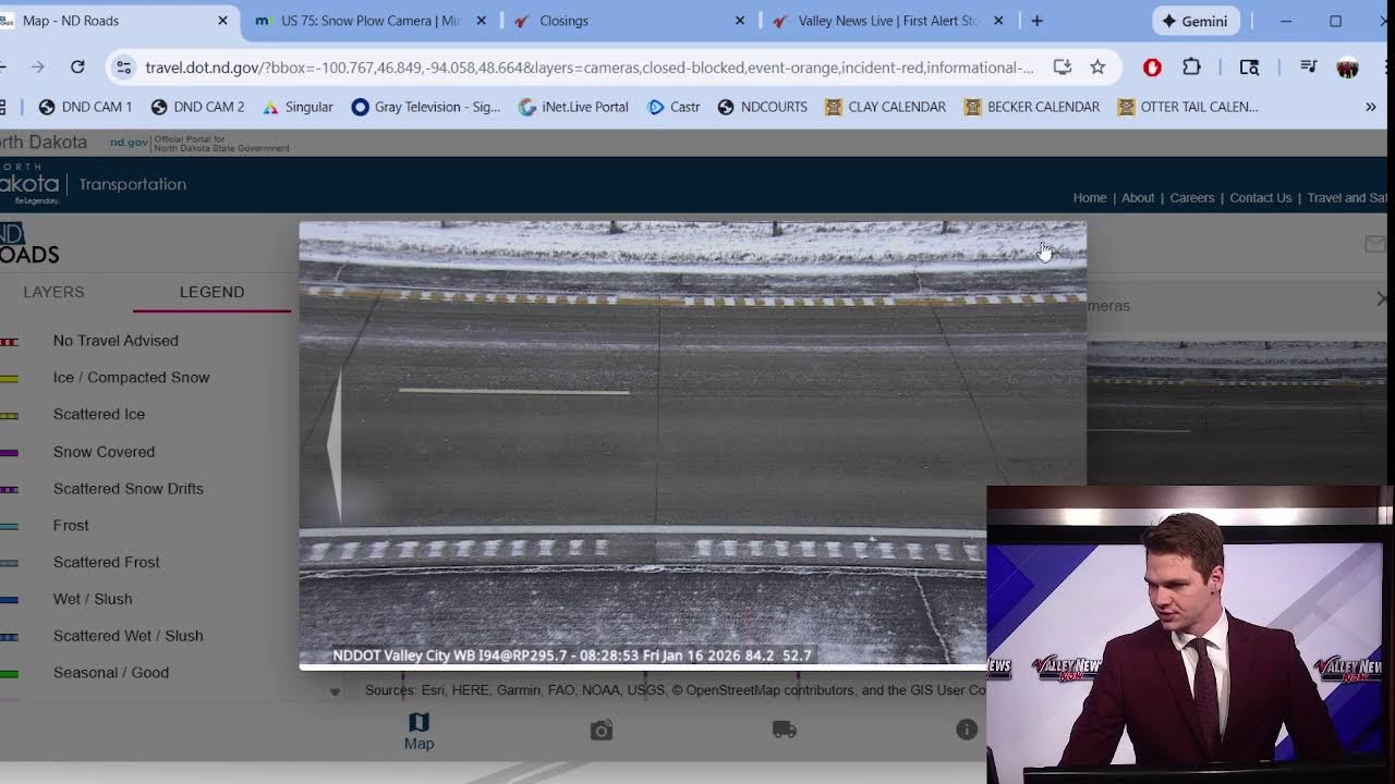 VNN morning weather plus road conditions