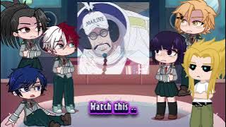 Class 1a react to Deku as white beard | Onepiece | Strawhat | Luffy | MHA BNHA | Gacha life 2