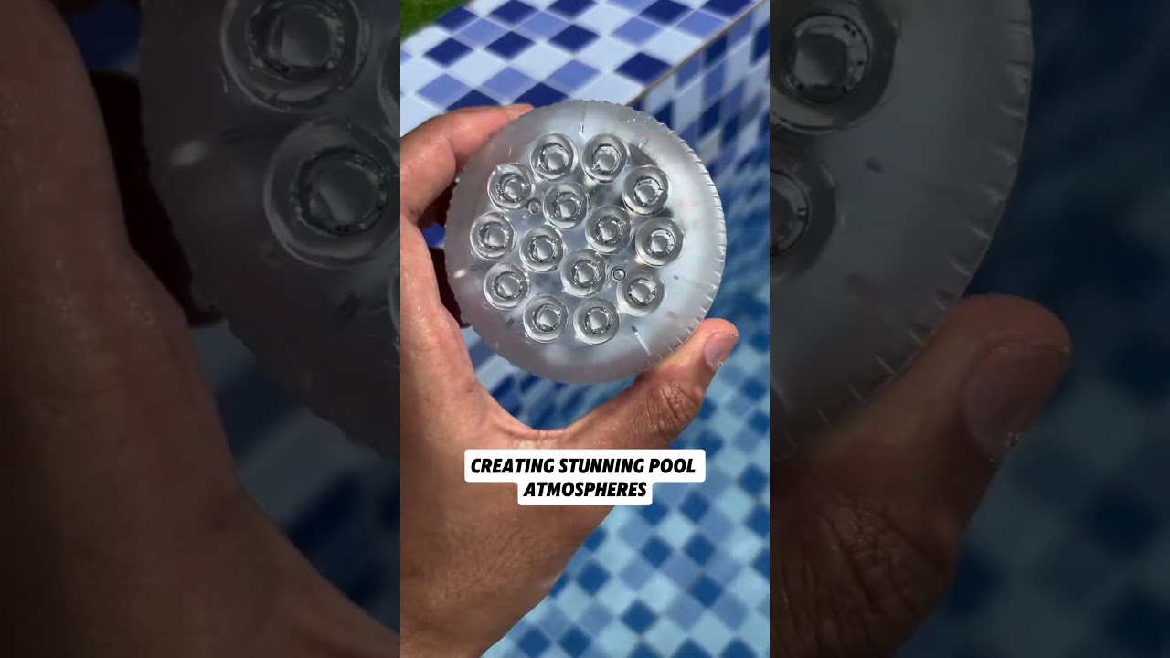 Pool Party Vibes with Stylish Lights 