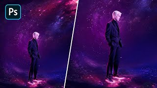 Fantasy Glow Nebula Sky - Photoshop Tutorial