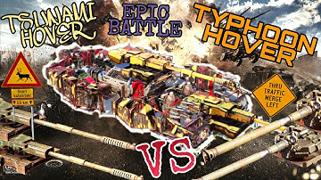 TYPHOONHOVER VS TSUNAMIHOVER | Build+Epic Moments [CROSSOUT]