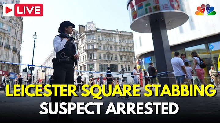LIVE: Man Arrested For Stabbing Girl, Woman At Leicester Square In London, UK | London Cops | N18G