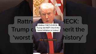 Rattner FACT-CHECK: Trump did NOT inherit the 'worst inflation in history'