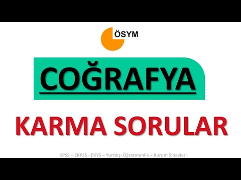 2022 COĞRAFYA KARMA SORU ÇÖZÜMÜ (Canlı Yayın)