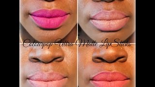 Colourpop Ultra Matte Lipsticks on Dark Skinned WOC | Joni Livnoutloud