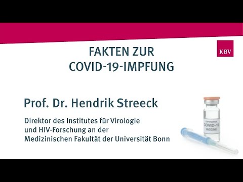 Prof. Dr. Hendrik Streeck: Fakten zur COVID-19-Impfung