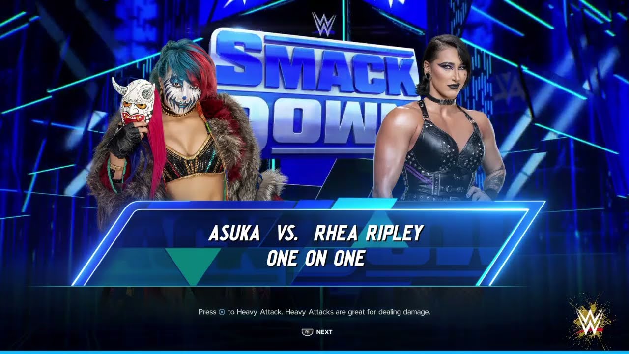 WWE 2K24_Asuka vs Rhea Ripley