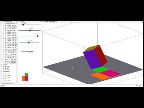 [ GeoGebra Dersleri Türkçe ] Prizma Açılımı (Mesut Topal)