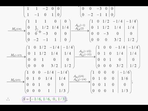 Reduccion de matrices 4x4