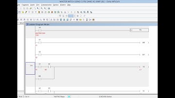 DELTA PLC  MASTER WITCH USING CJ P0  (JUMP LBL) #deltaplc#ladderlogic#automation