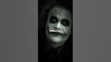 People Will Always Judge You | Joker