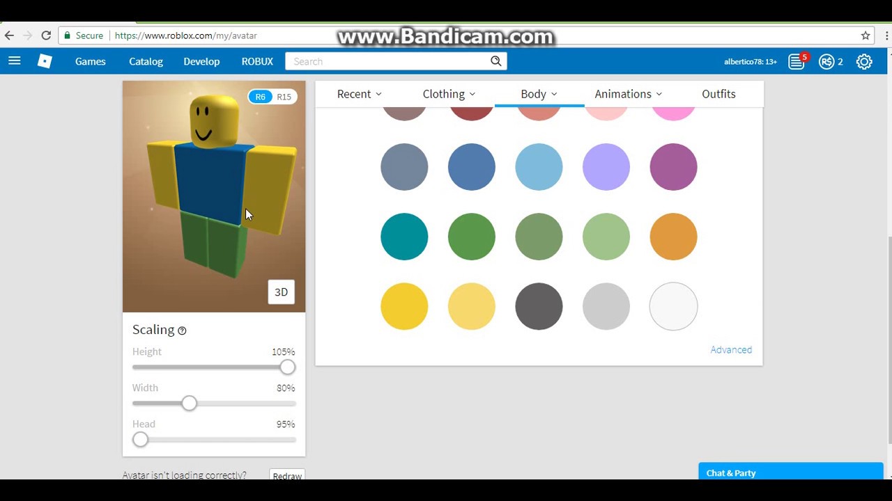 How To Make Roblox Noob Avatar