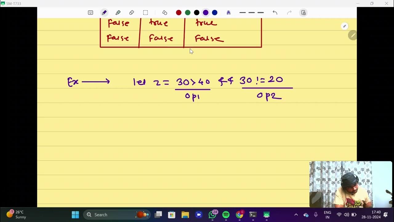 #TypeScript : Operators And If Else Statement In Details - YouTube