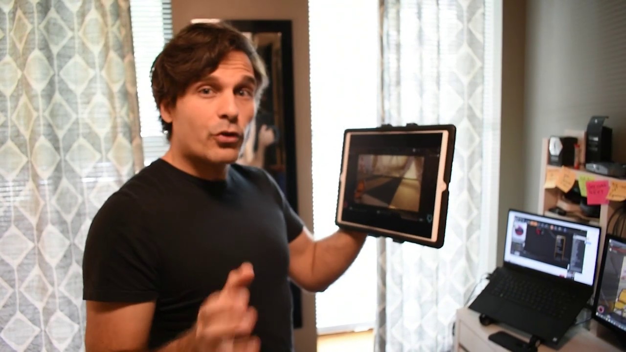 Unreal Virtual Camera using the Ipad - YouTube