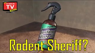 Rodent Sheriff As Seen On TV Commercial | Buy Rodent Sheriff!