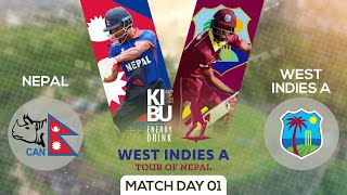 Nepal Vs West Indies A | Tour of Nepal | Kantipur Max HD LIVE | Match 01 | 27 April 2024 image