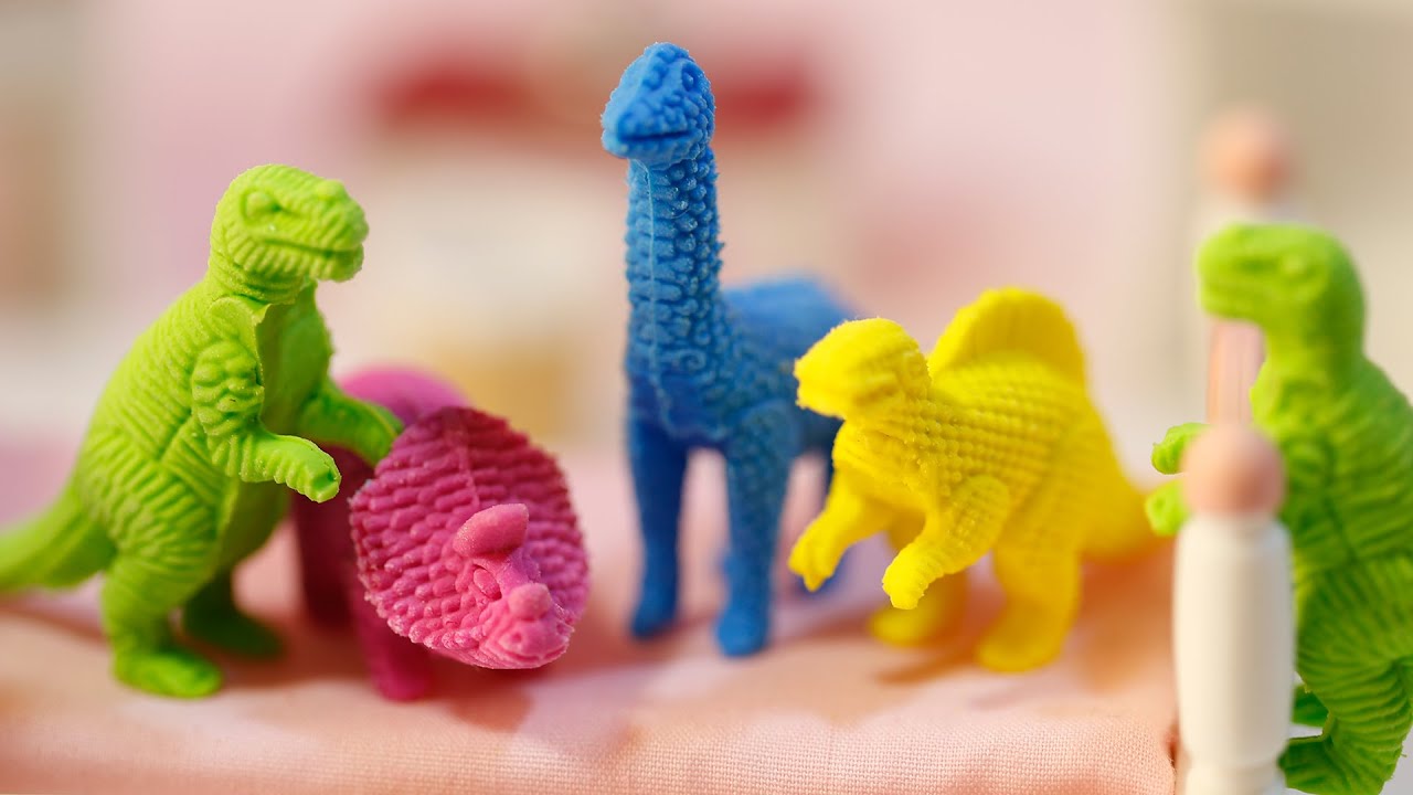 Five Little Dinosaurs Jumping on the Bed Felt Story/ece/circle 