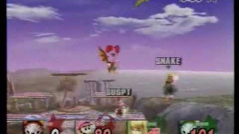 [SSB:B] Spam(MK) Snakeee(ZSS) vs Boss(Luigi) Korn(MK) 1 COT4