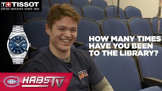 Cole Caufield answers rapid-fire questions