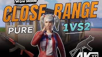   Close Range Encounter 😱 | WOW Mode 2v2 🔥 UMP + AKM | PUBG Mobile Pro Fight  