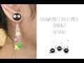 Polymer Clay Tutorial: Susuwatari / Dust Sprite Earrings (Studio Ghibli)