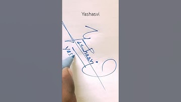 Yashasvi name Signature Style/BestSignature idea #Viralshort