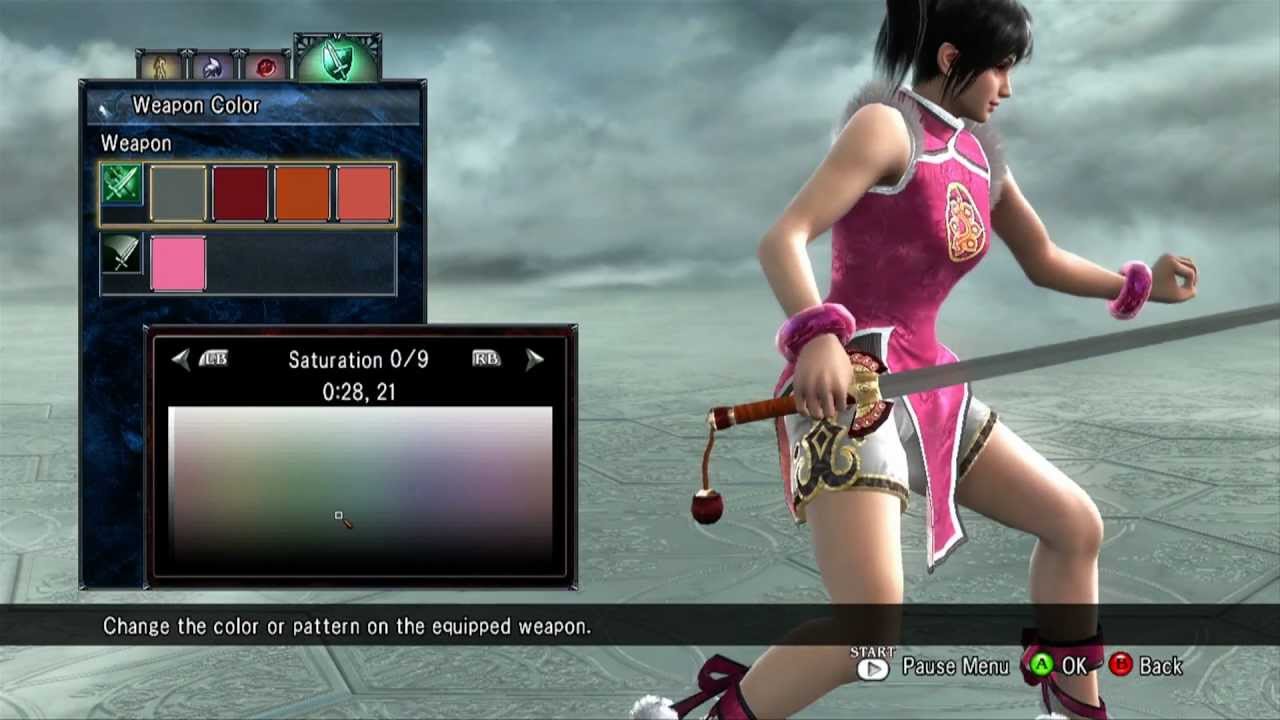 Soul Calibur 5 Creation - Ling Xiaoyu - YouTube