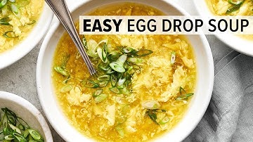 EGG DROP SOUP | Chinese Comfort Food in 10 Min!