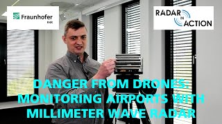 »Radar in Action« Danger from drones: Monitoring airports with millimeter wave radar screenshot 4