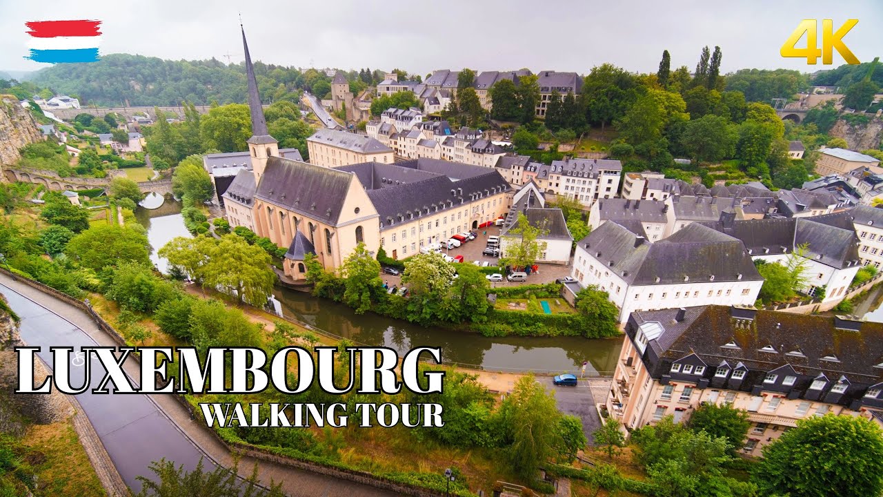 Luxembourg 🇱🇺 🏰- A rainy walk in the Capital of the Grand Duchy of Luxembourg