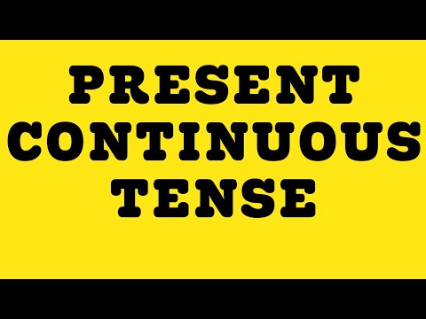 Present Continuous Tense İngilizce Şimdiki Zaman Konu Anlatımı (Tamamı Animasyonlu)