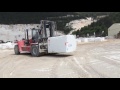 Kalmar Forklift Truck - Loading Marble Stones