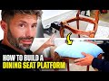 HOW TO BUILD A DINING CHAIR SEAT PLATFORM FROM SCRATCH | UPHOLSTERY FOR BEGINNERS FaceliftInteriors