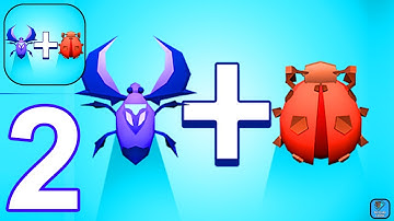 Merge Master: Insect Fusion - Gameplay Walkthrough Part 2 Levels 15-20 (iOS, Android Gameplay)