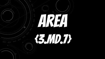 Area {3.MD.7}