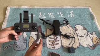 How to use remote control drone Sg108pro