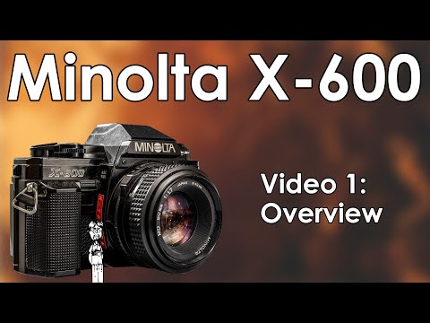 Minolta X 600 Video 1: Overview | Rarity, Market, Design