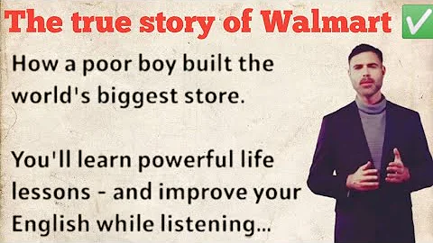The Success Story of Walmart || Learn English Through Story (Level 3) 🔥