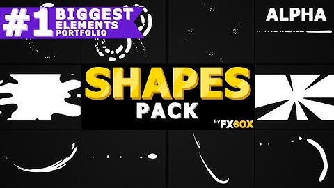Shape Elements Pack Stock Motion Graphics