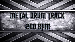 Metal Drum Track 200 BPM (HQ,HD) chords