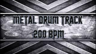 Metal Drum Track 200 BPM (HQ,HD)