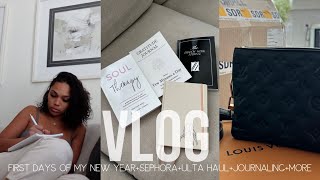 VLOG|THE START OF MY NEW YEAR|SEPHORA HAUL|MORE GIFTS|HEALING JOURNEY|Briana Monique’