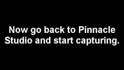 Dazzle recording in PAL 60 tutorial