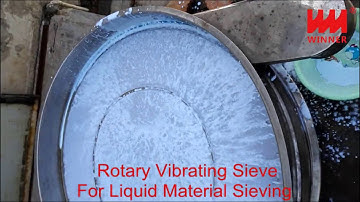 Rotary Vibrating Sieve for Liquid Material Sieving