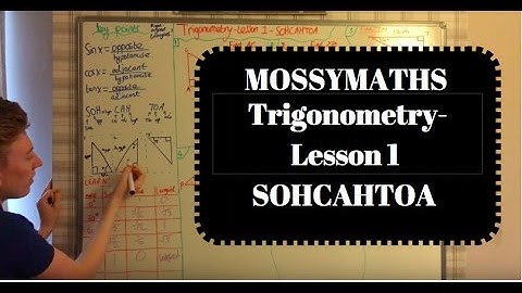 Trigonometry - Lesson 1 - SOHCAHTOA