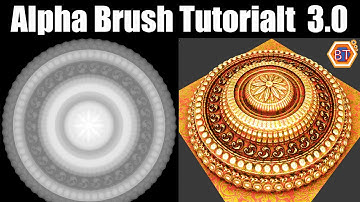 Blender Tutorial - CNC Modelling - Brush Alpha