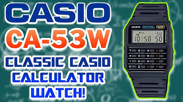 Casio CA-53W ⌚️ Vintage Classic - The Casio Calculator Watch 🧮 #casio #calculator #vintage #review